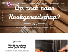 Tablet Screenshot of geefenbeleef.nl